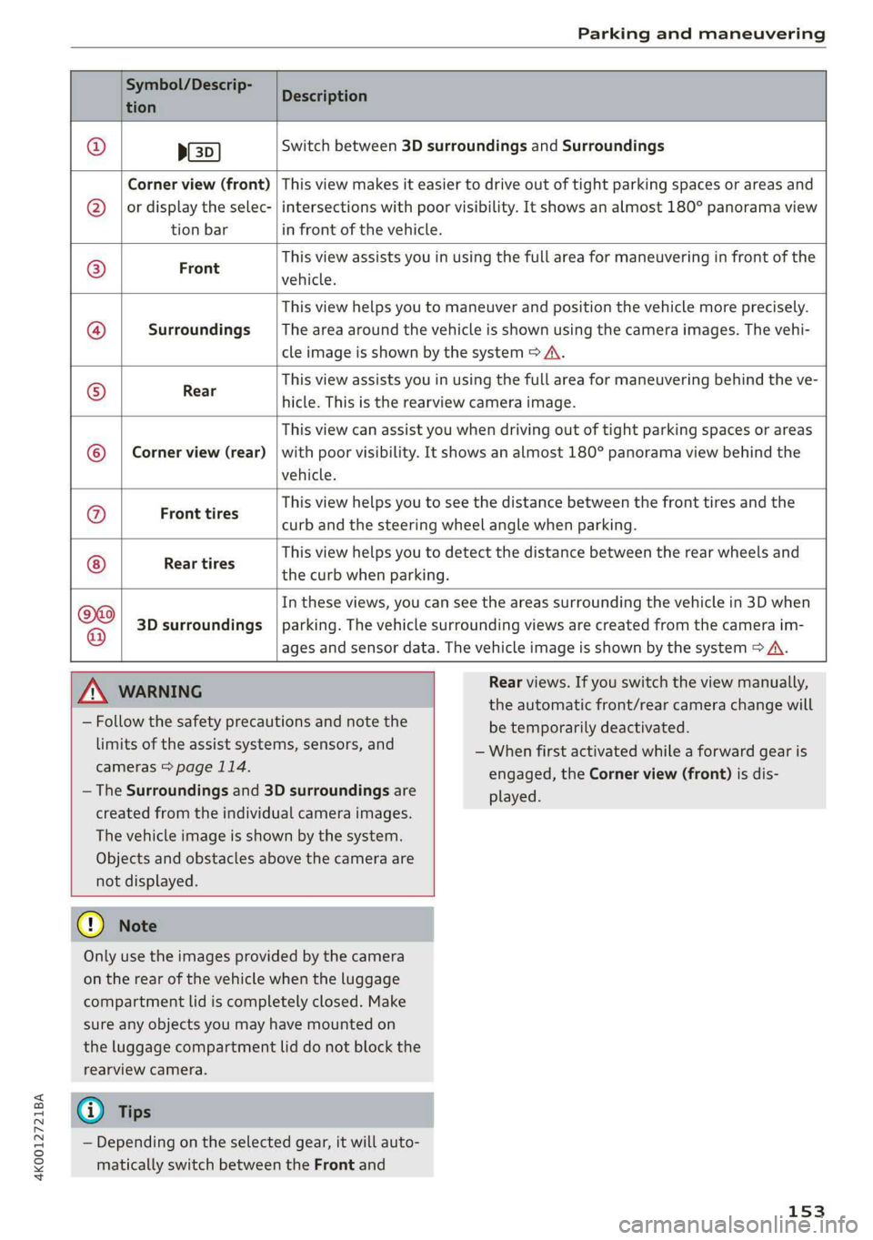 AUDI A6 2019  Owners Manual 