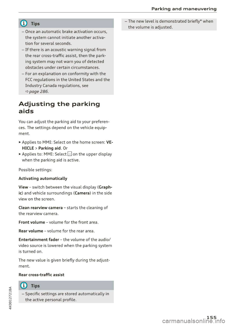 AUDI A6 2019  Owners Manual 