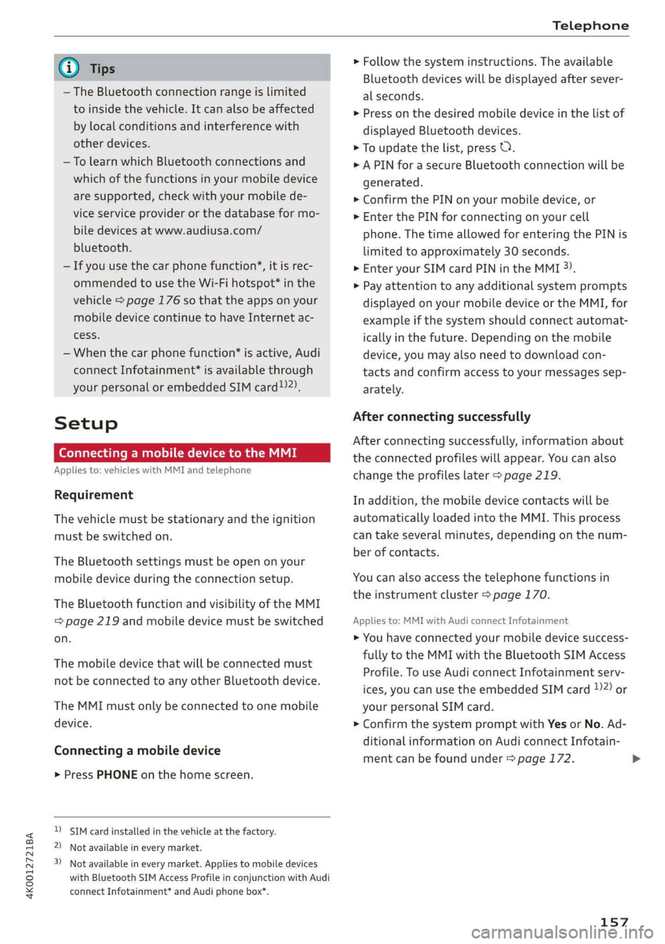 AUDI A6 2019  Owners Manual 