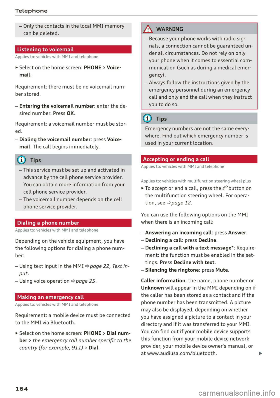 AUDI A6 2019  Owners Manual 