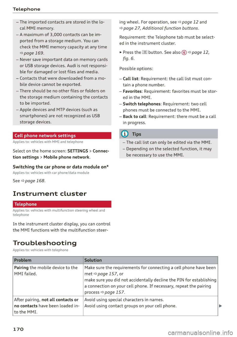 AUDI A6 2019  Owners Manual 