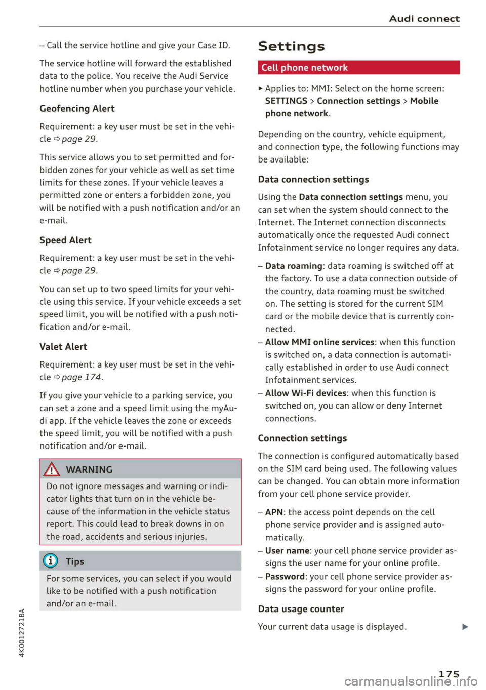 AUDI A6 2019  Owners Manual 