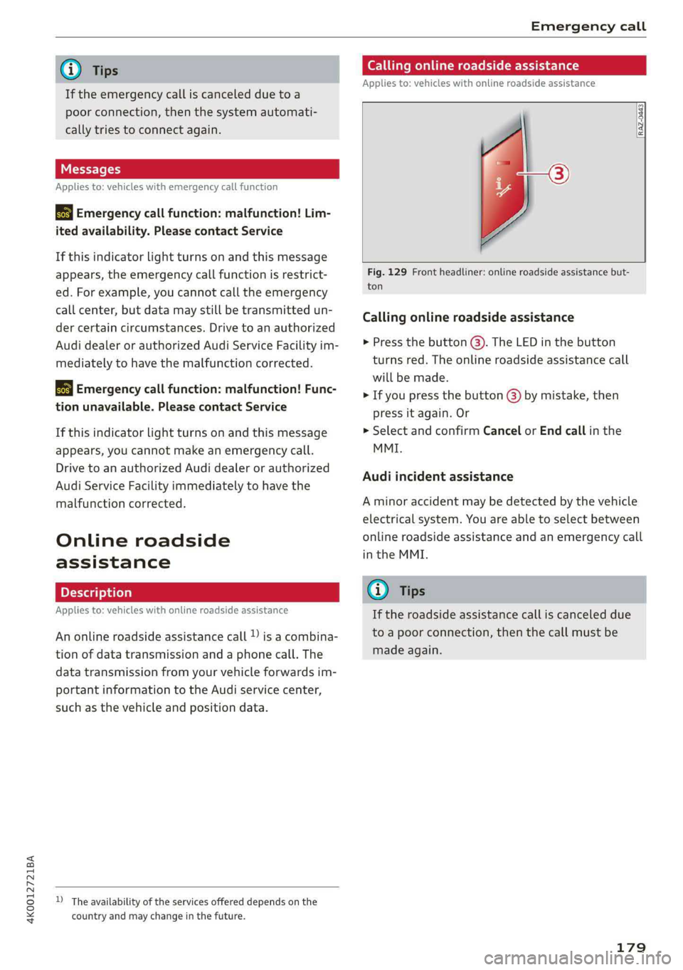 AUDI A6 2019  Owners Manual 