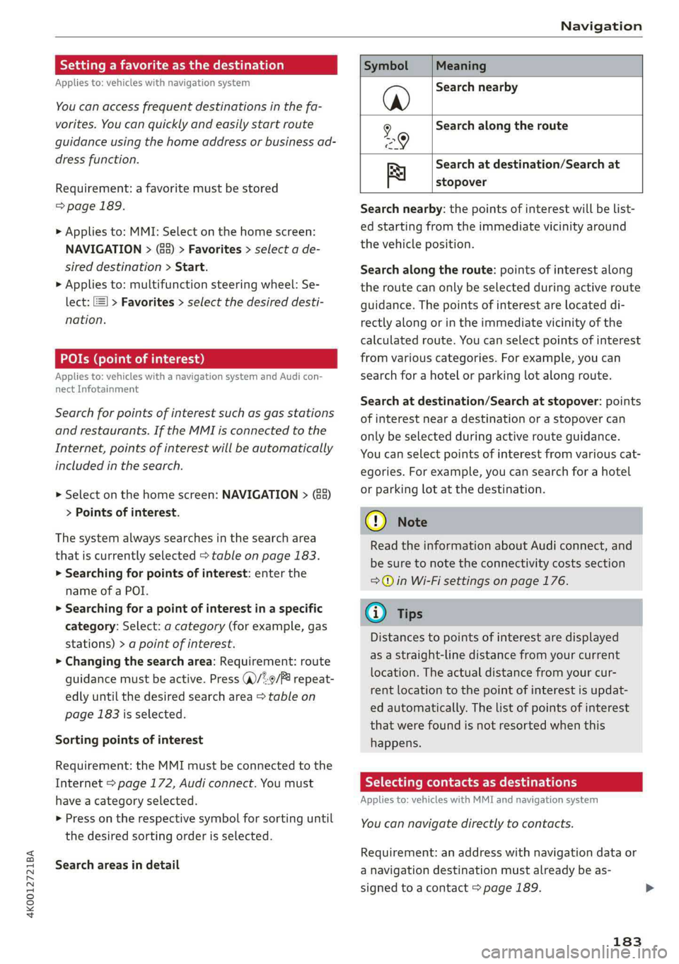 AUDI A6 2019  Owners Manual 