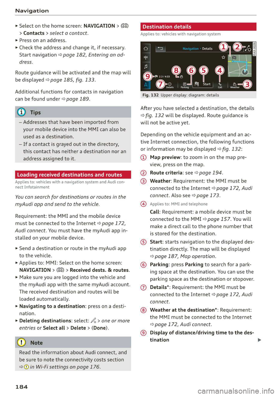 AUDI A6 2019  Owners Manual 