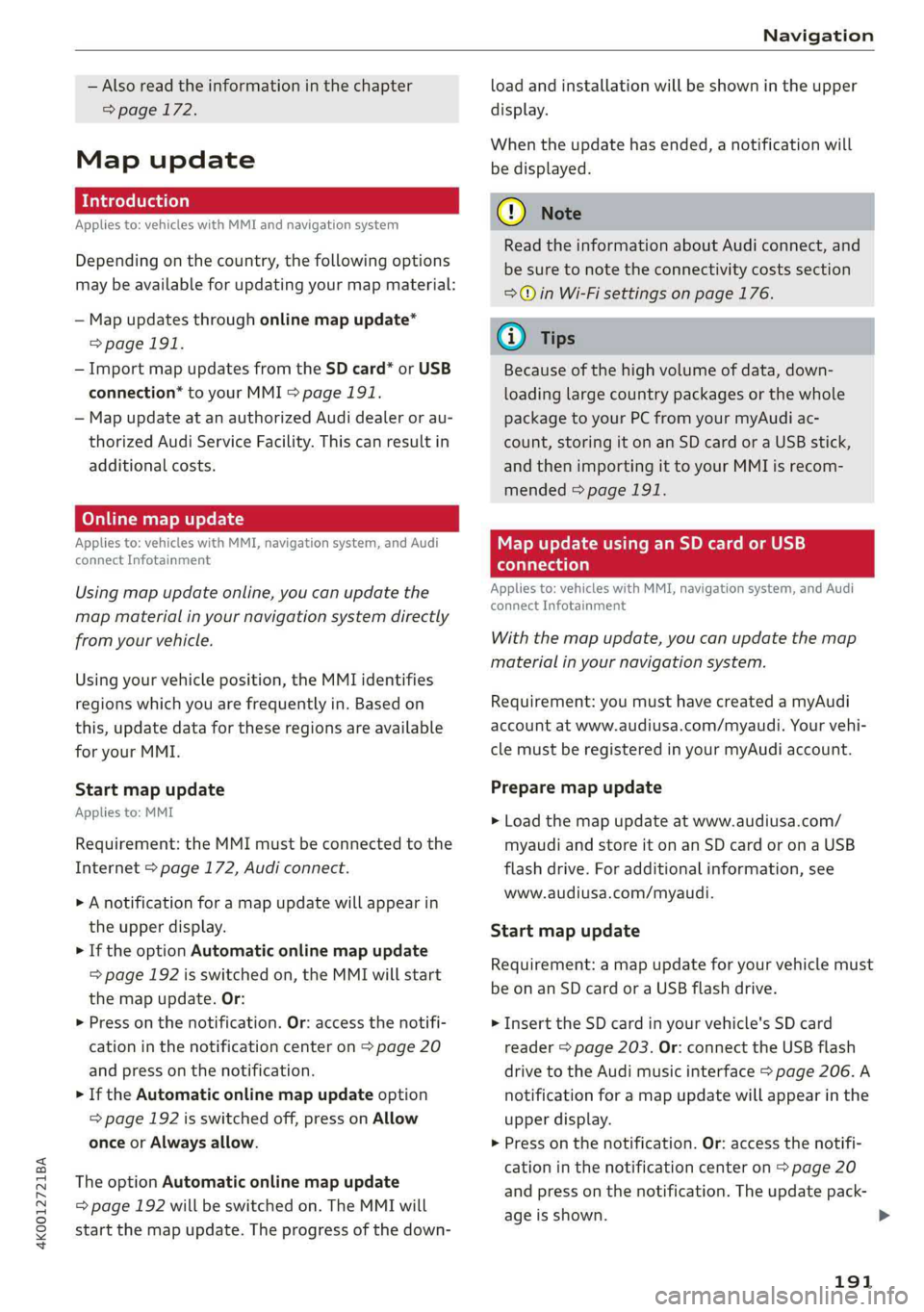 AUDI A6 2019  Owners Manual 