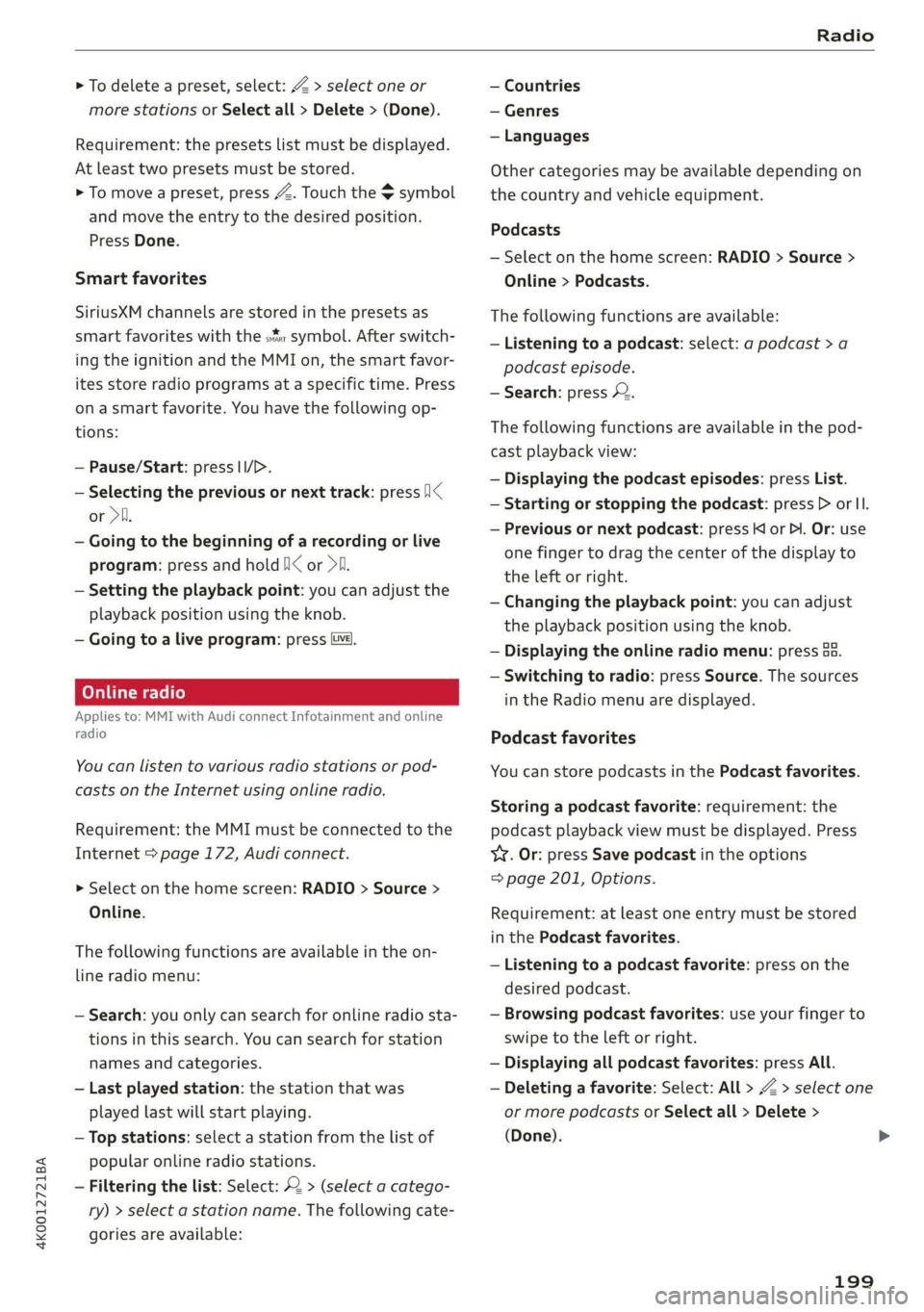 AUDI A6 2019  Owners Manual 