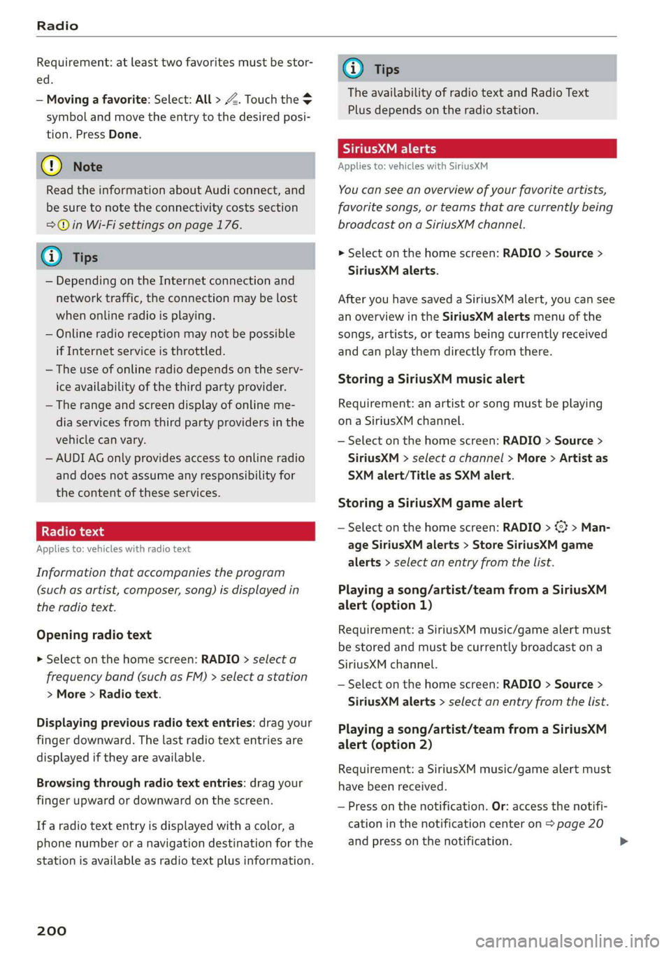 AUDI A6 2019  Owners Manual 