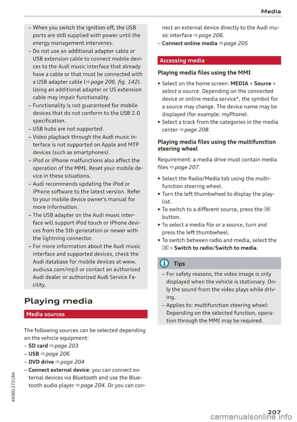 AUDI A6 2019  Owners Manual 