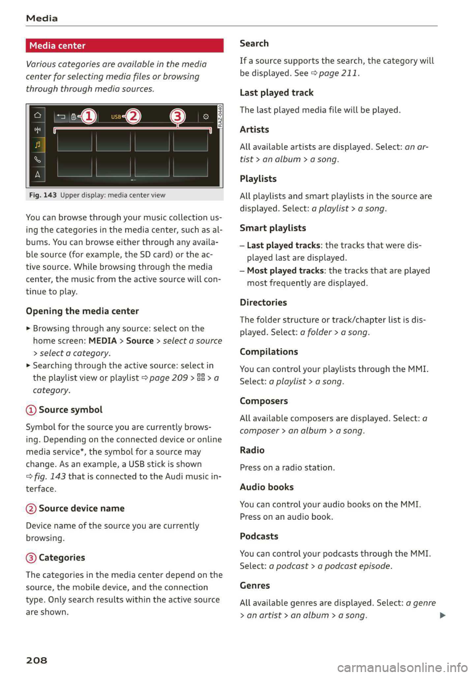 AUDI A6 2019  Owners Manual 