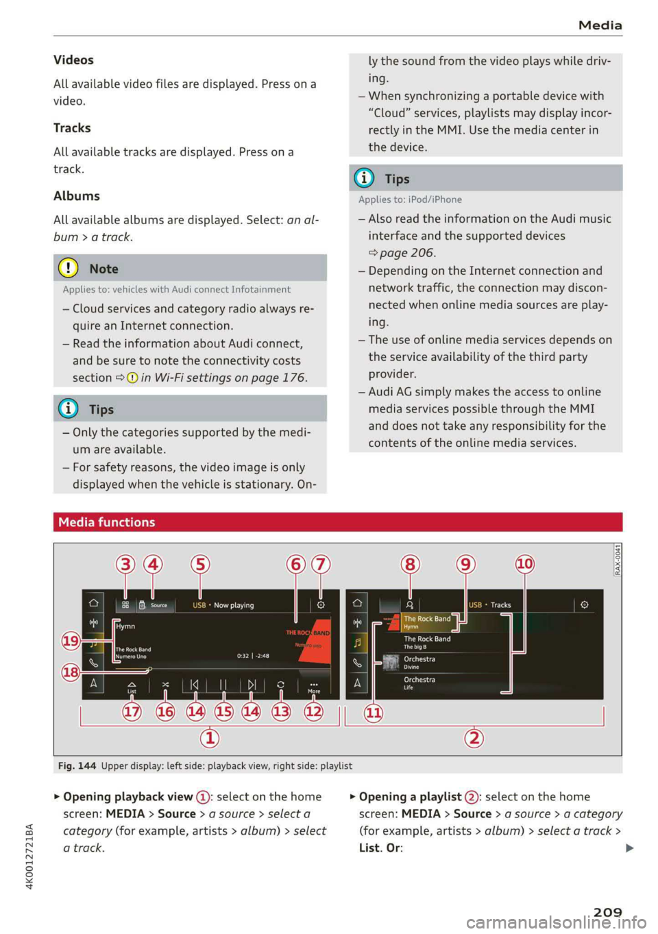 AUDI A6 2019  Owners Manual 
