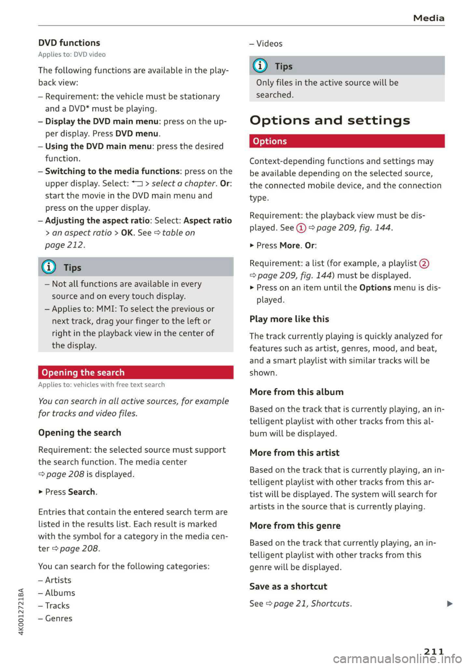 AUDI A6 2019  Owners Manual 
