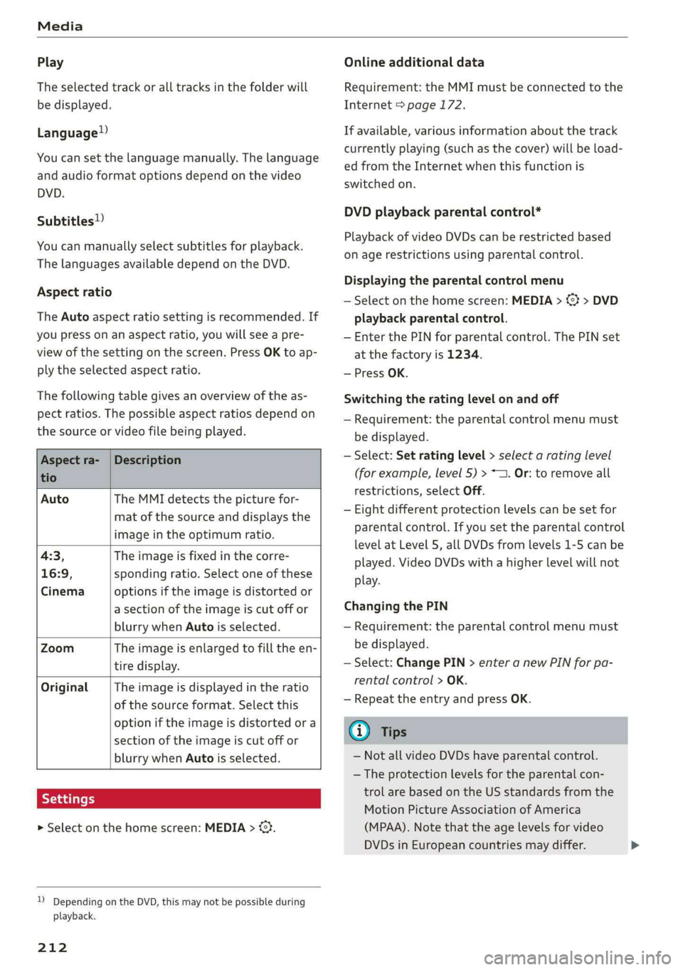 AUDI A6 2019  Owners Manual 