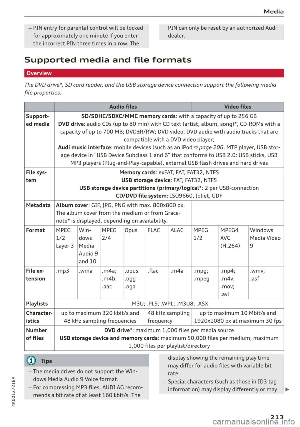 AUDI A6 2019  Owners Manual 