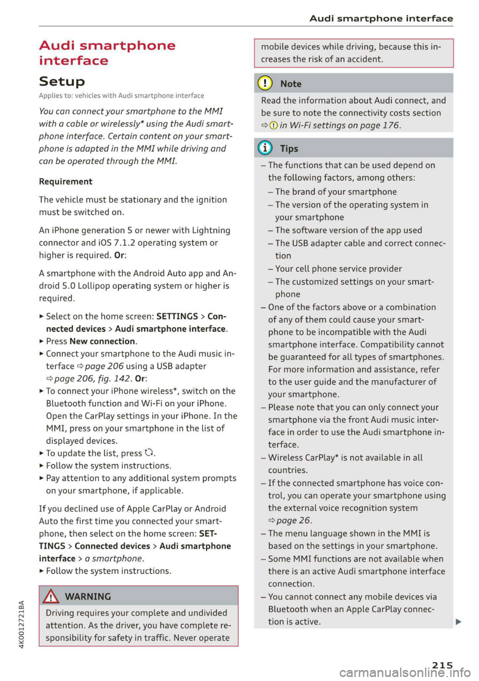 AUDI A6 2019  Owners Manual 