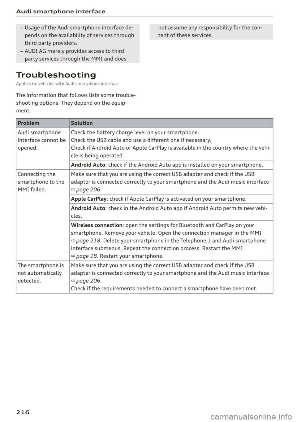 AUDI A6 2019  Owners Manual 