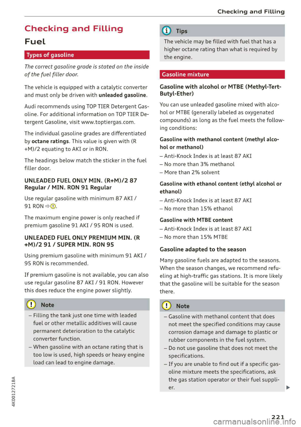 AUDI A6 2019  Owners Manual 