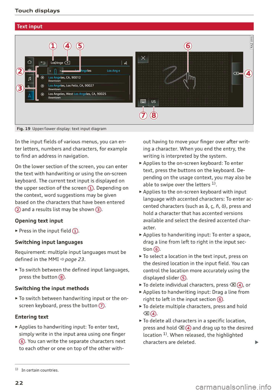 AUDI A6 2019  Owners Manual 