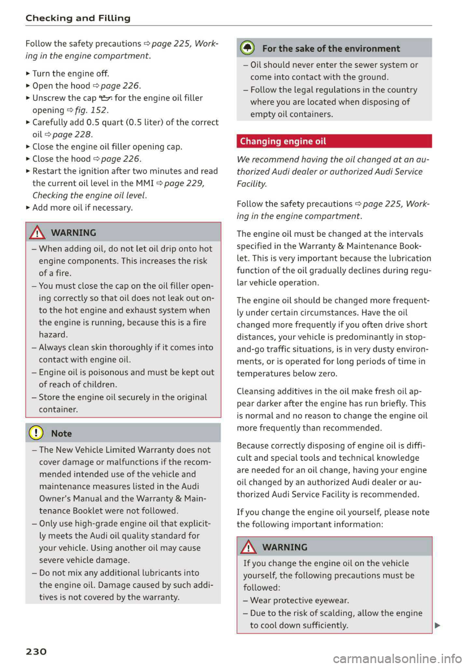 AUDI A6 2019  Owners Manual 