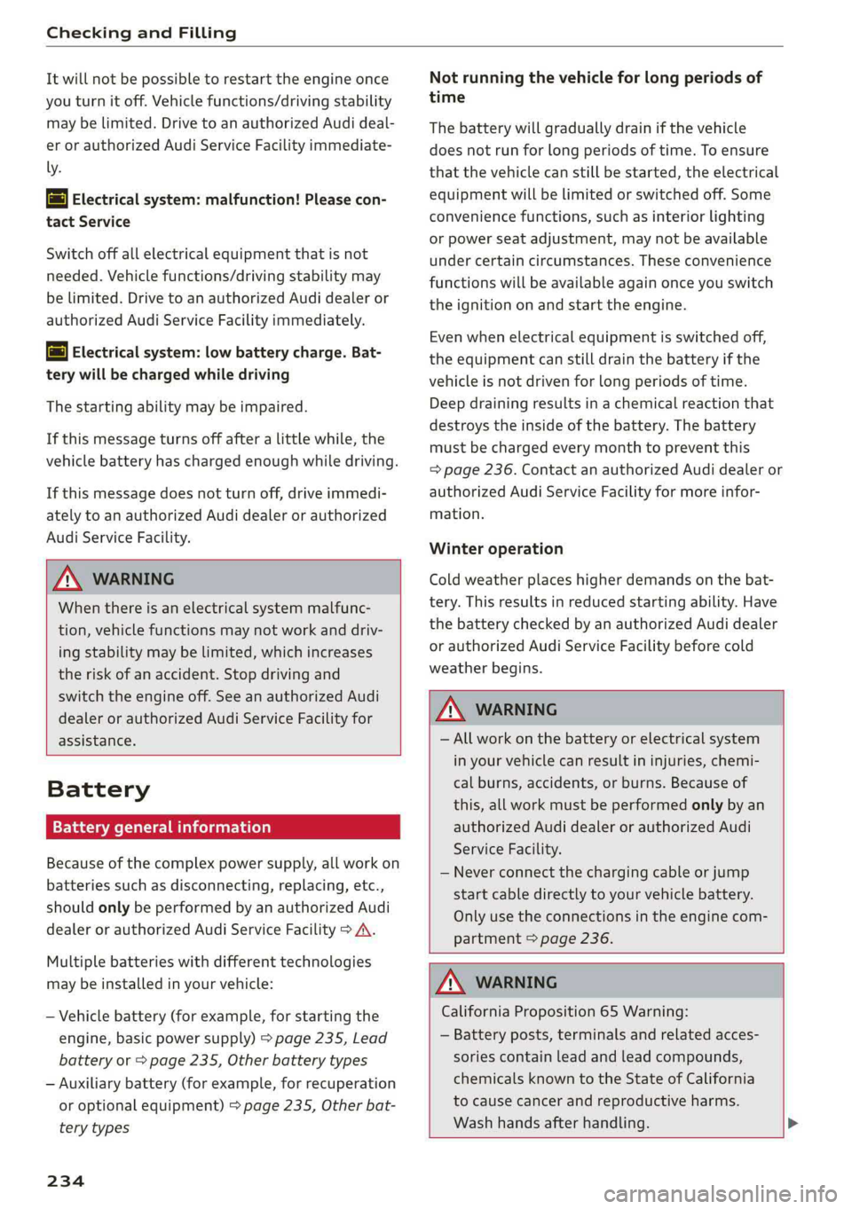 AUDI A6 2019  Owners Manual 
