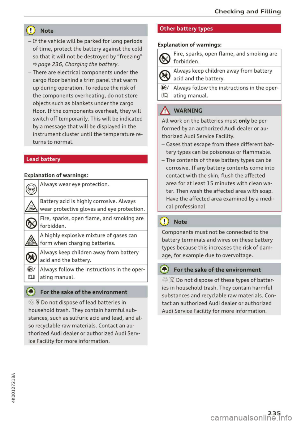 AUDI A6 2019  Owners Manual 