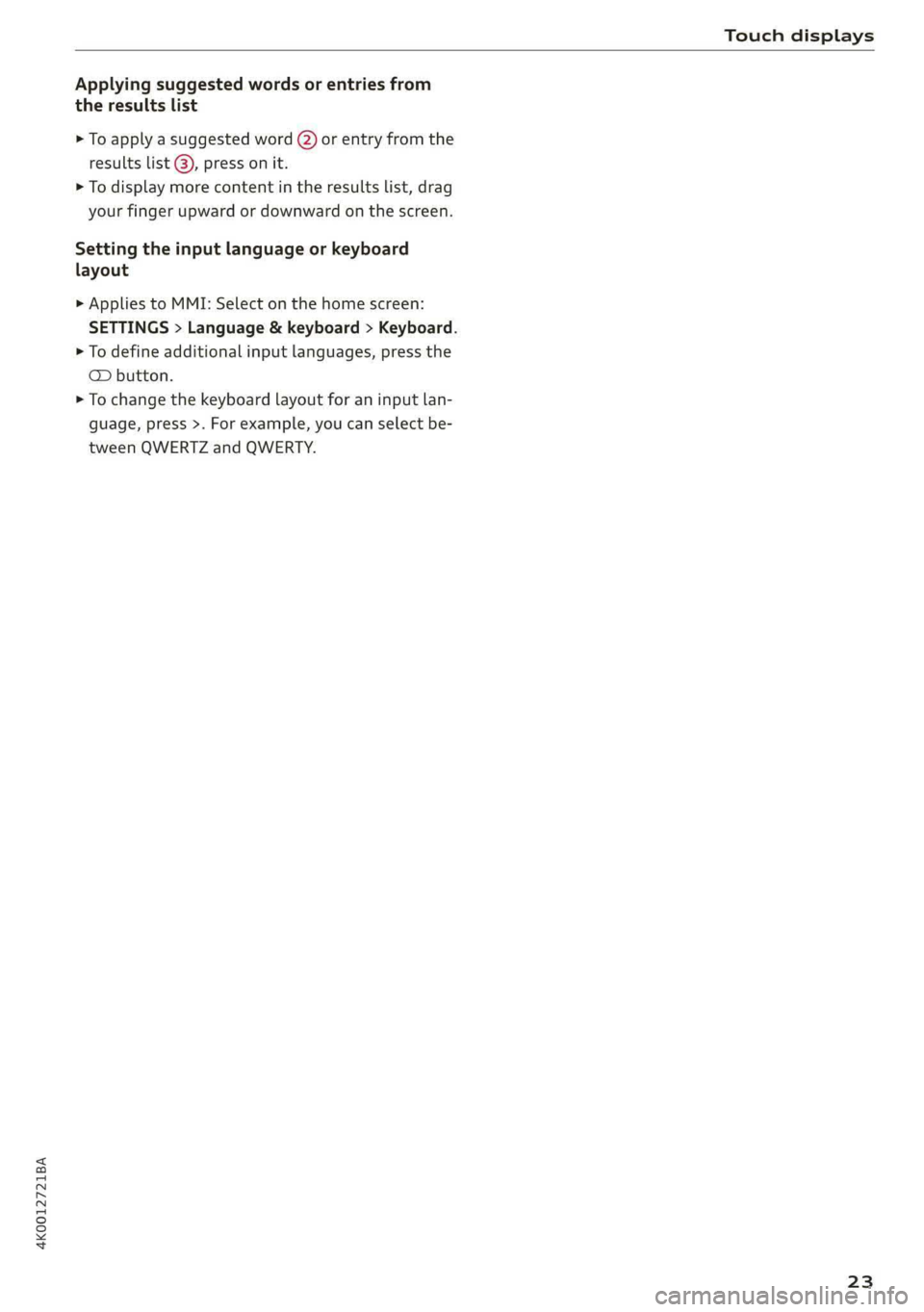 AUDI A6 2019  Owners Manual 