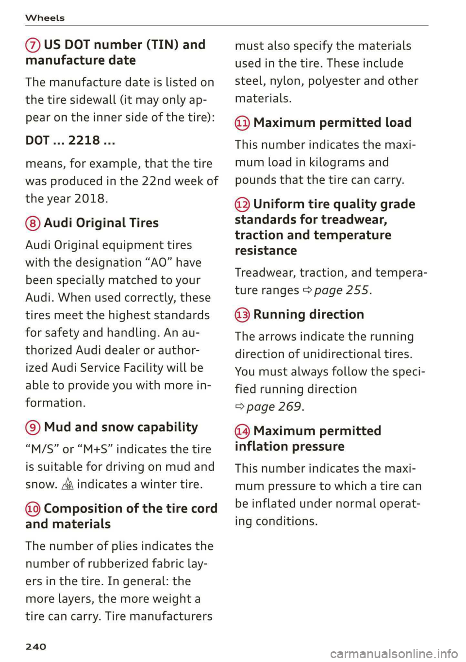AUDI A6 2019  Owners Manual 