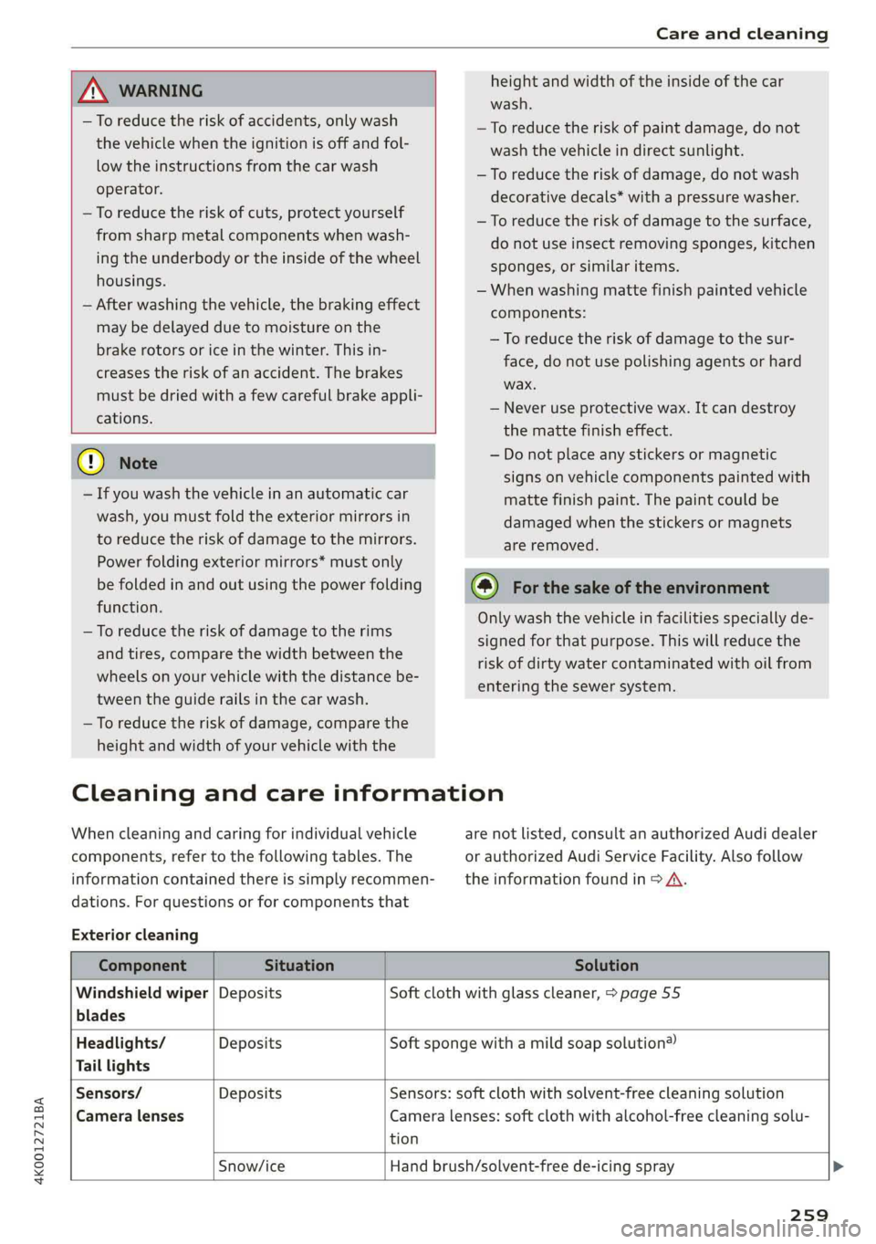 AUDI A6 2019  Owners Manual 