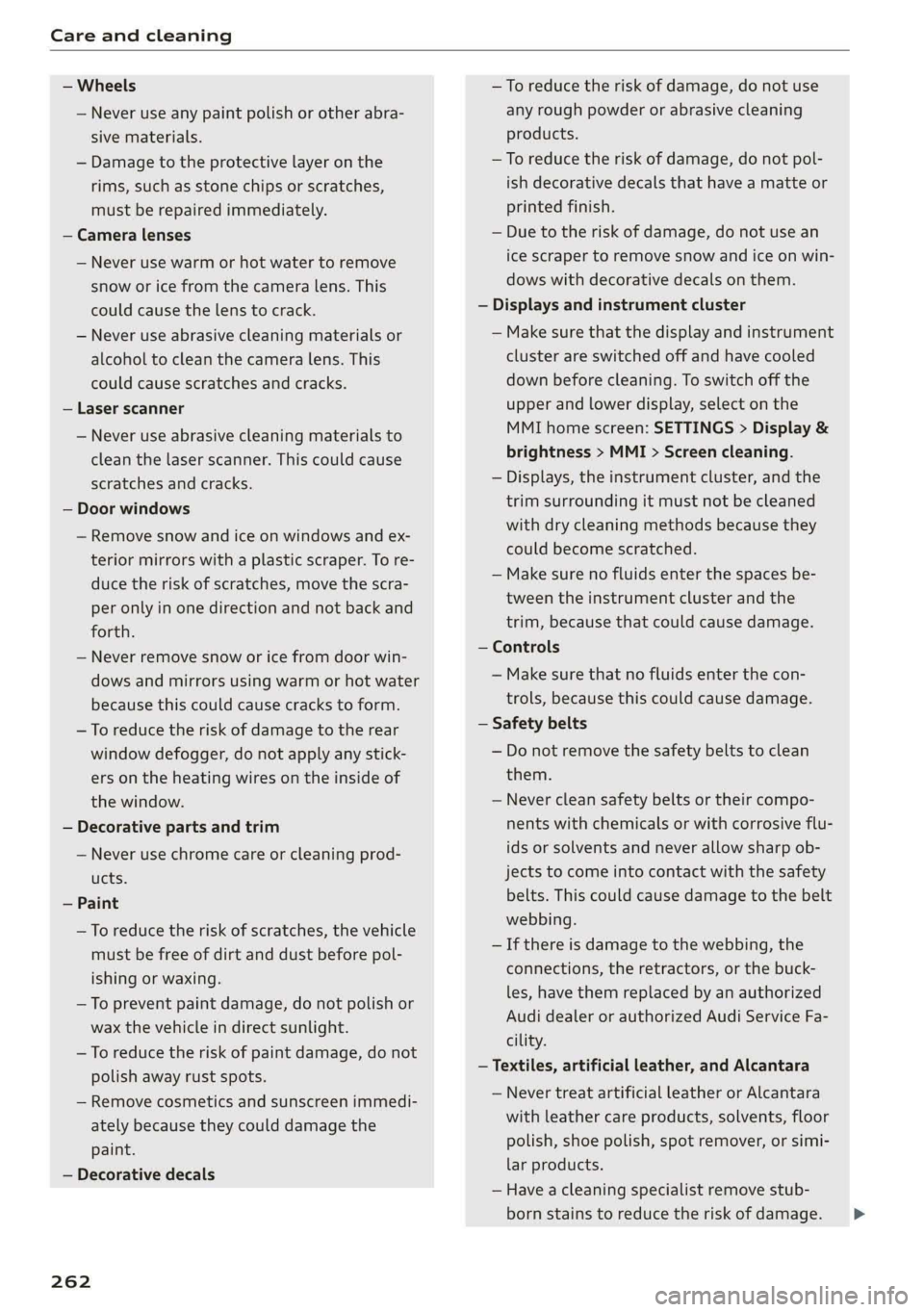 AUDI A6 2019  Owners Manual 