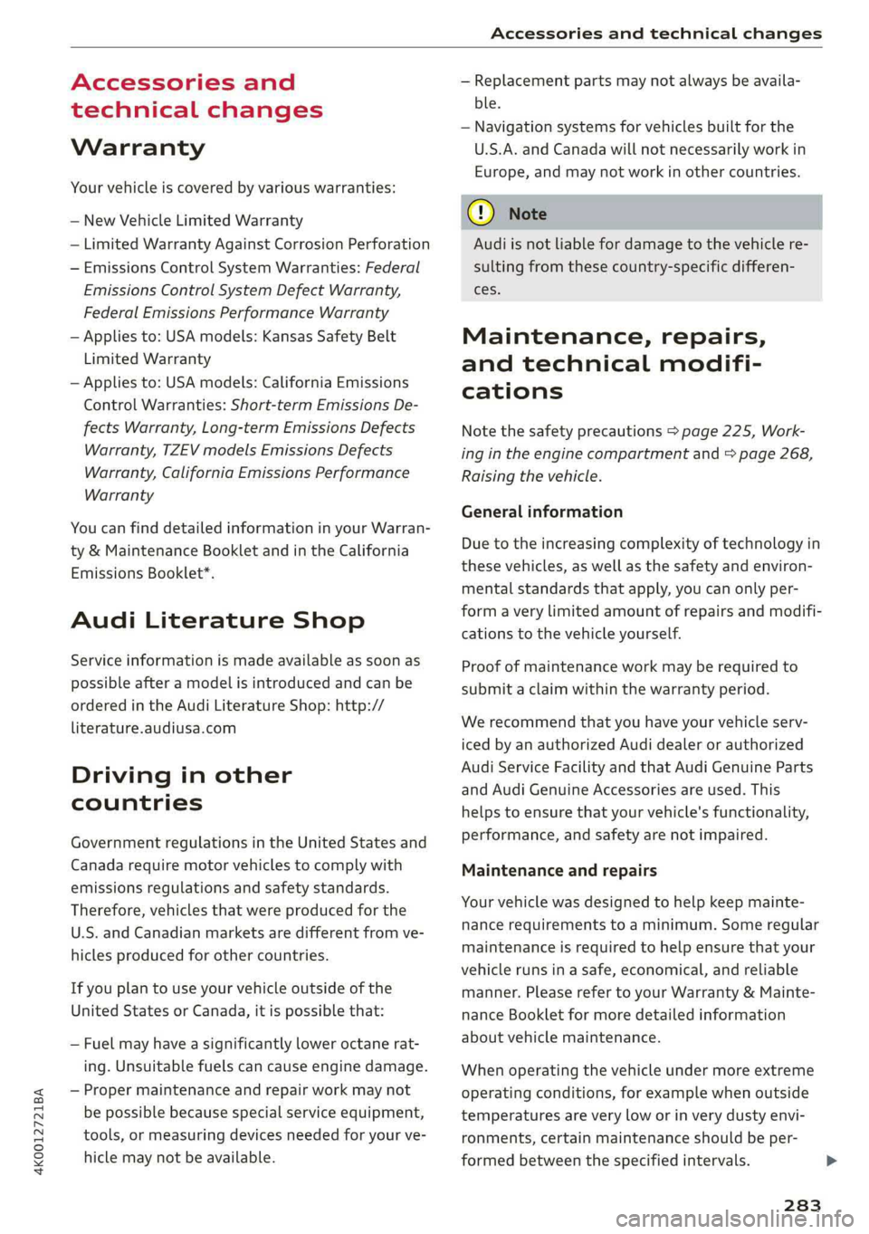 AUDI A6 2019  Owners Manual 