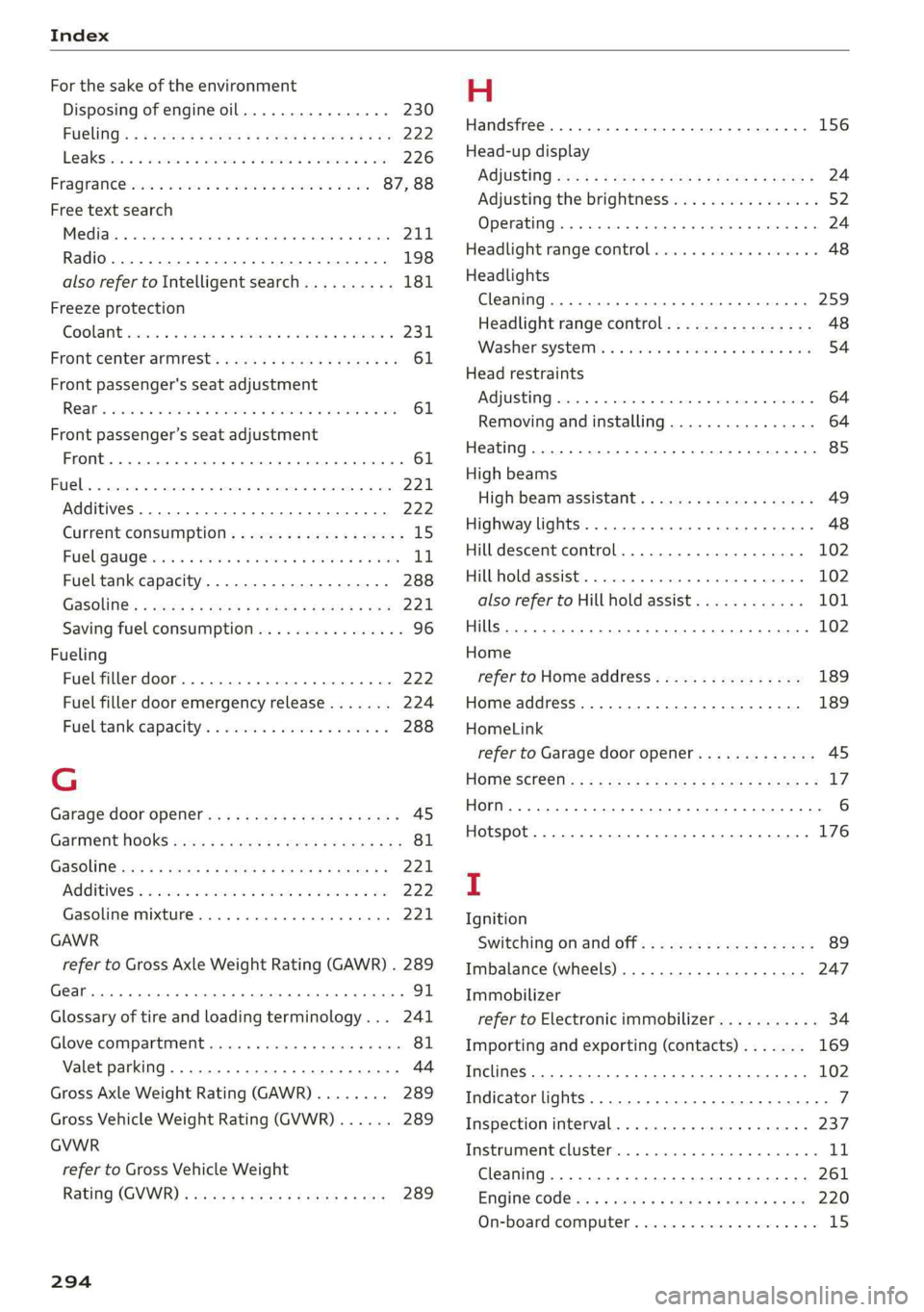 AUDI A6 2019  Owners Manual 