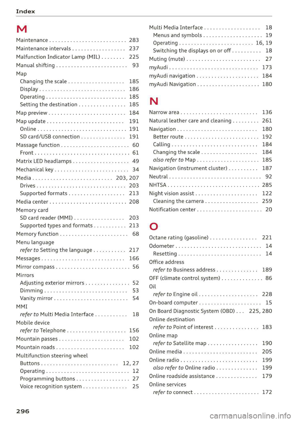 AUDI A6 2019  Owners Manual 