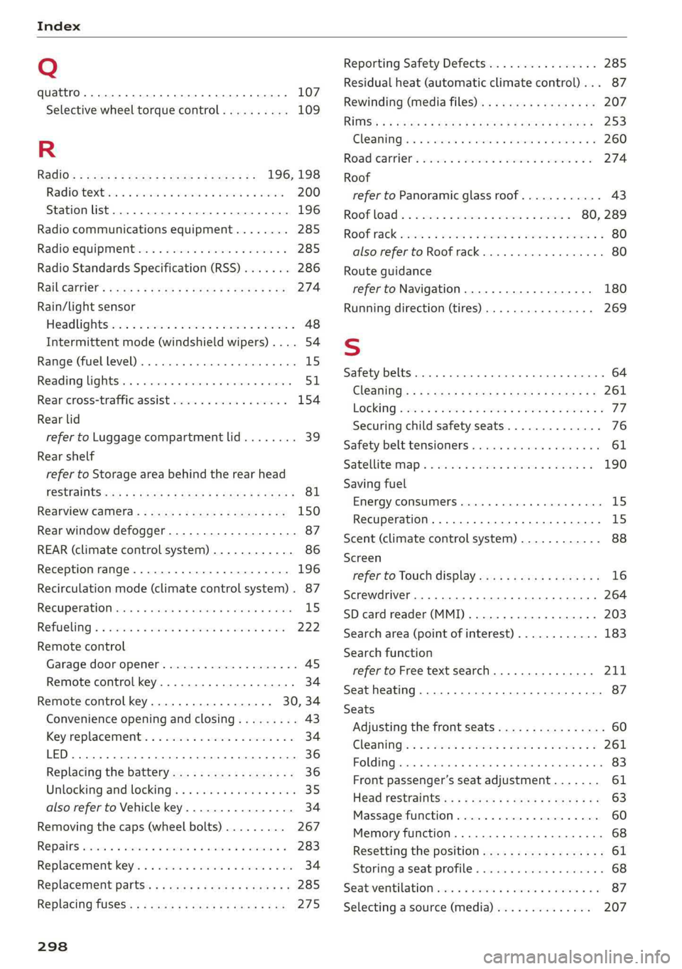 AUDI A6 2019  Owners Manual 