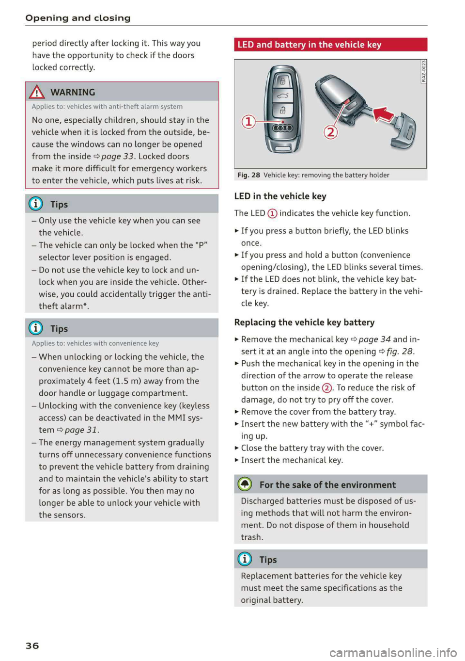AUDI A6 2019  Owners Manual 