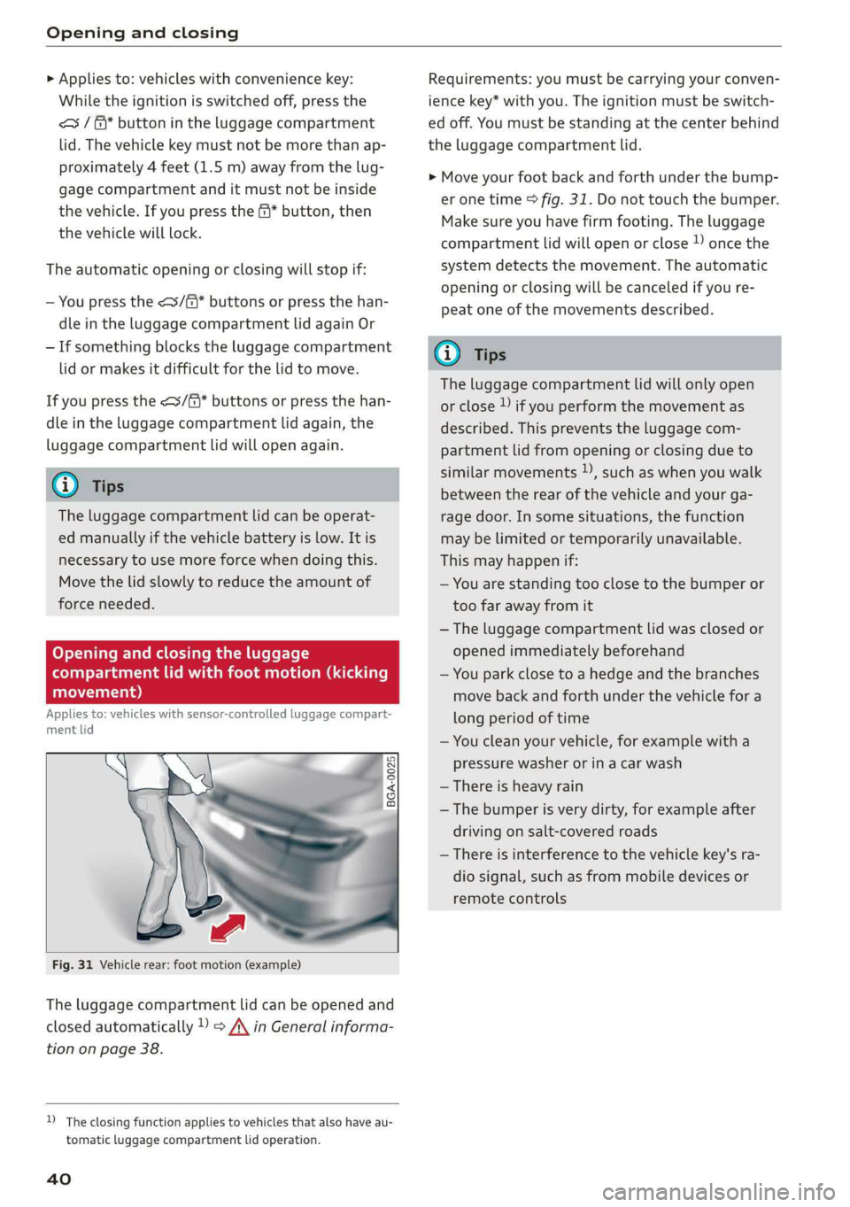 AUDI A6 2019  Owners Manual 
