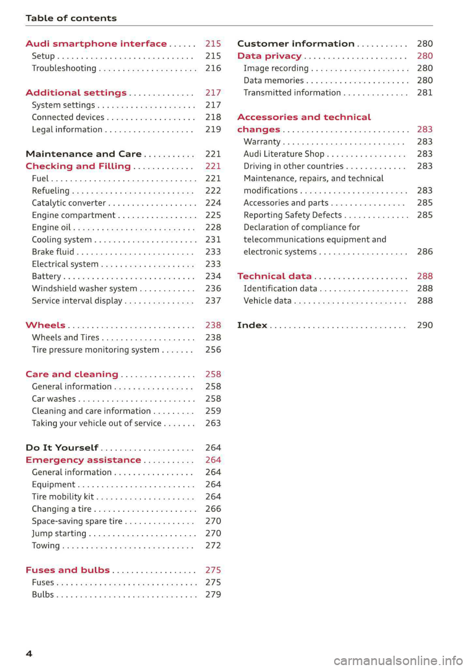 AUDI A6 2019  Owners Manual 