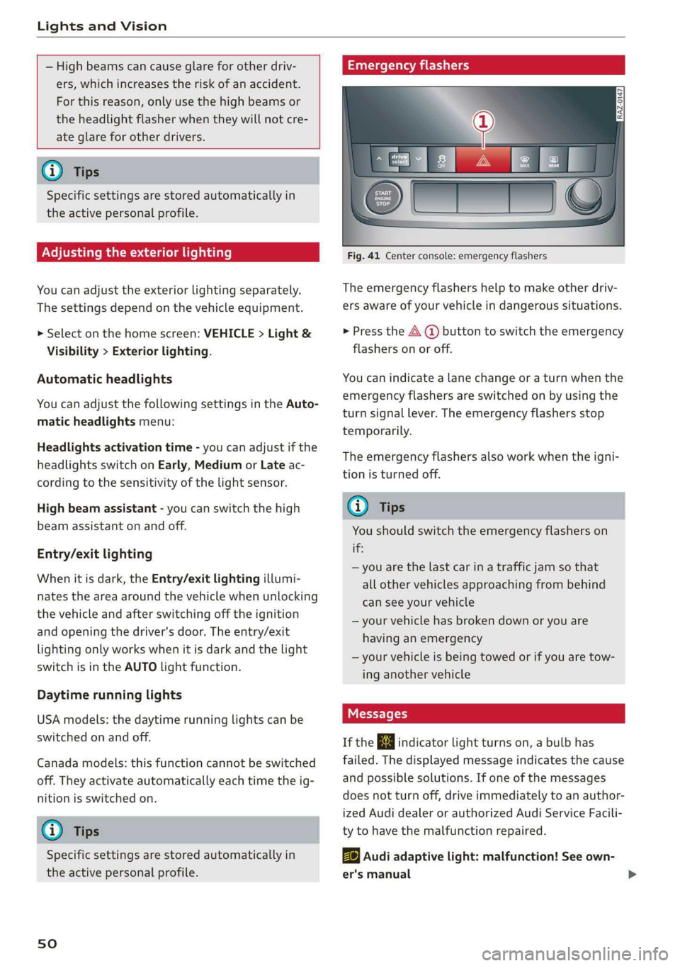 AUDI A6 2019  Owners Manual 