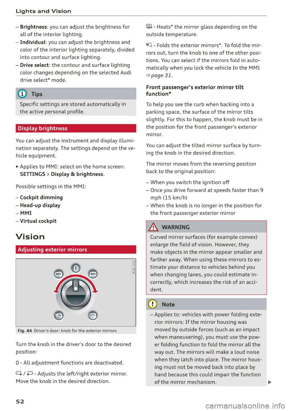 AUDI A6 2019  Owners Manual 