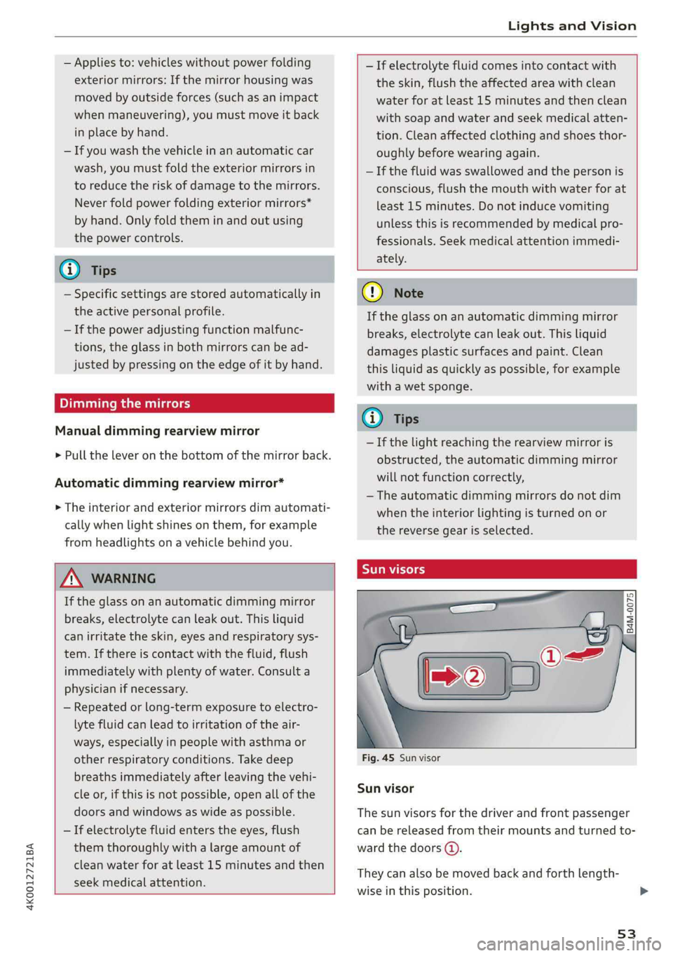 AUDI A6 2019  Owners Manual 