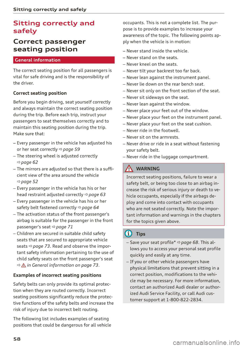 AUDI A6 2019  Owners Manual 