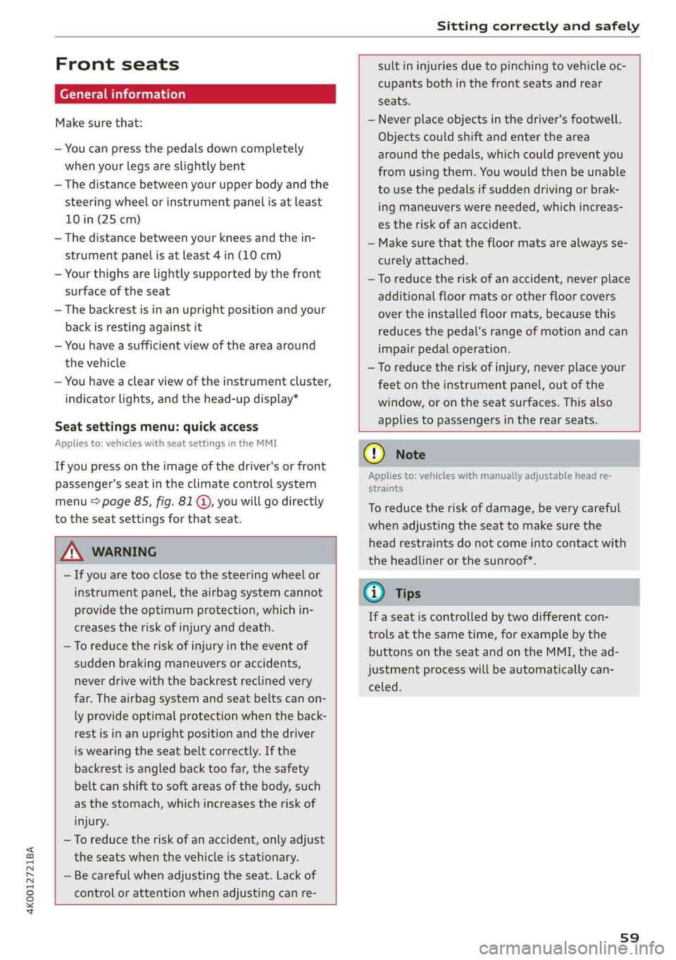 AUDI A6 2019  Owners Manual 