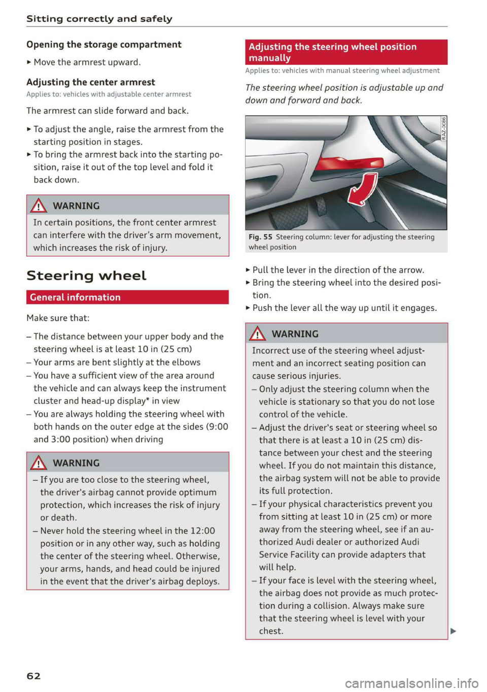 AUDI A6 2019  Owners Manual 