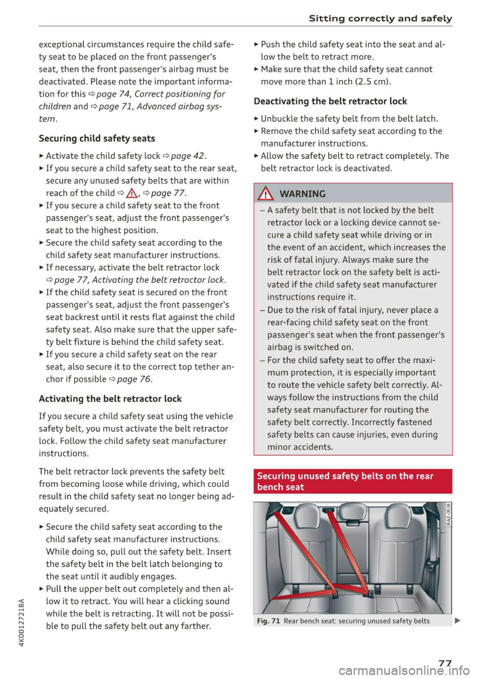 AUDI A6 2019  Owners Manual 