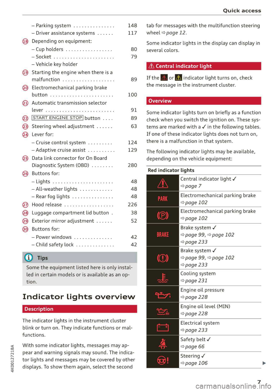 AUDI A6 2019  Owners Manual 