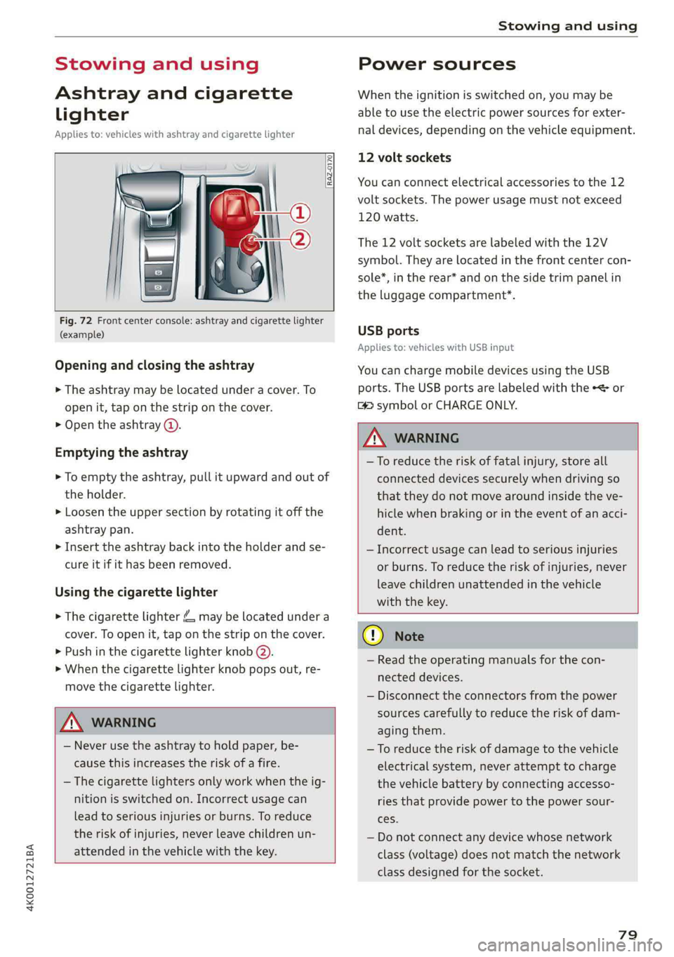 AUDI A6 2019  Owners Manual 