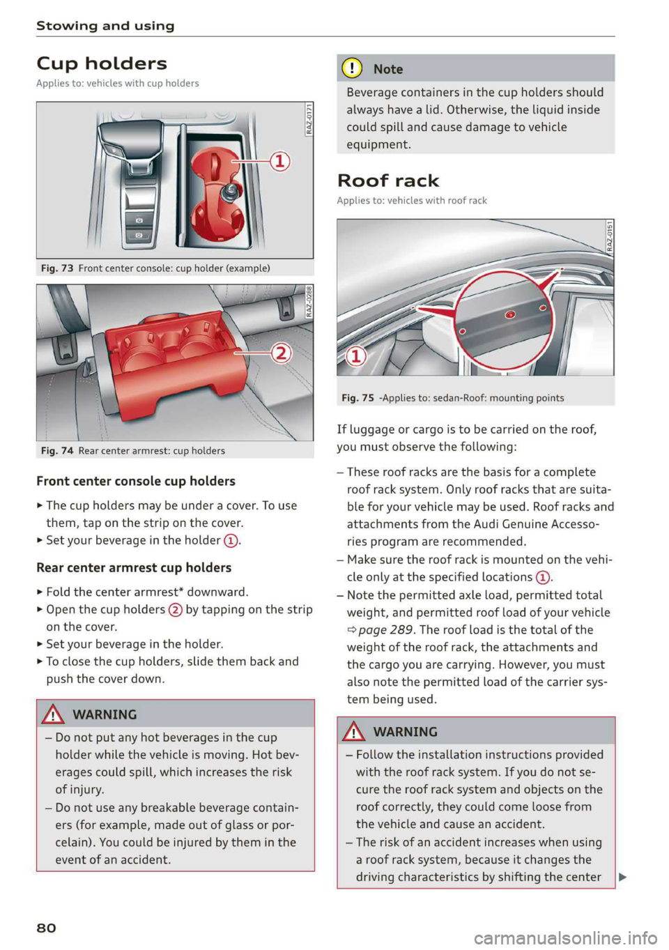 AUDI A6 2019  Owners Manual 