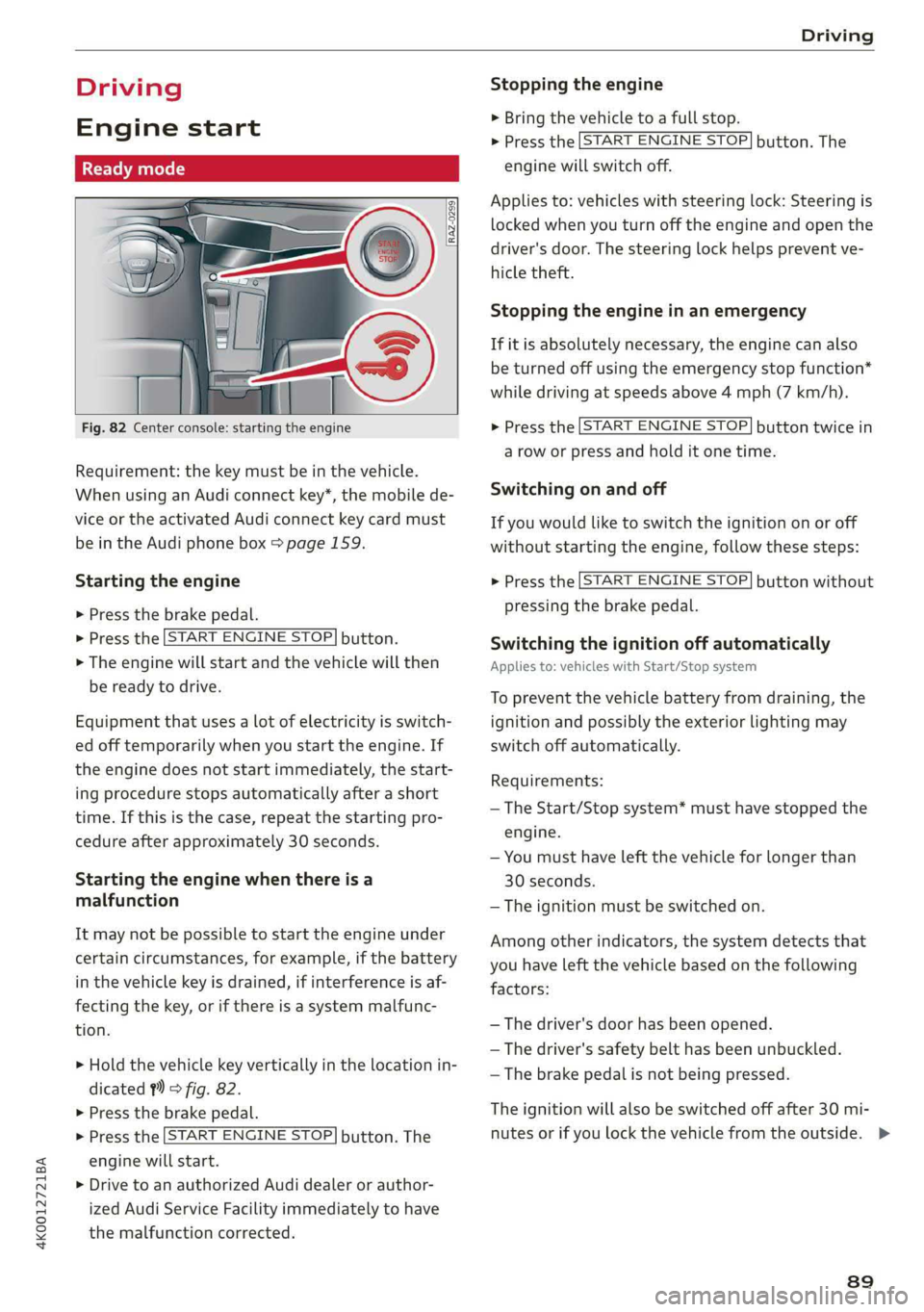 AUDI A6 2019  Owners Manual 
