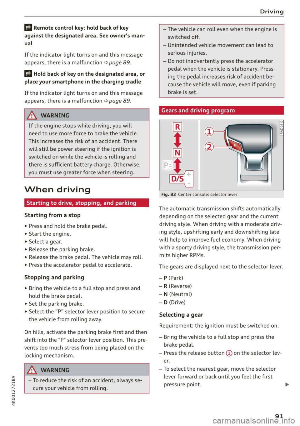 AUDI A6 2019  Owners Manual 
