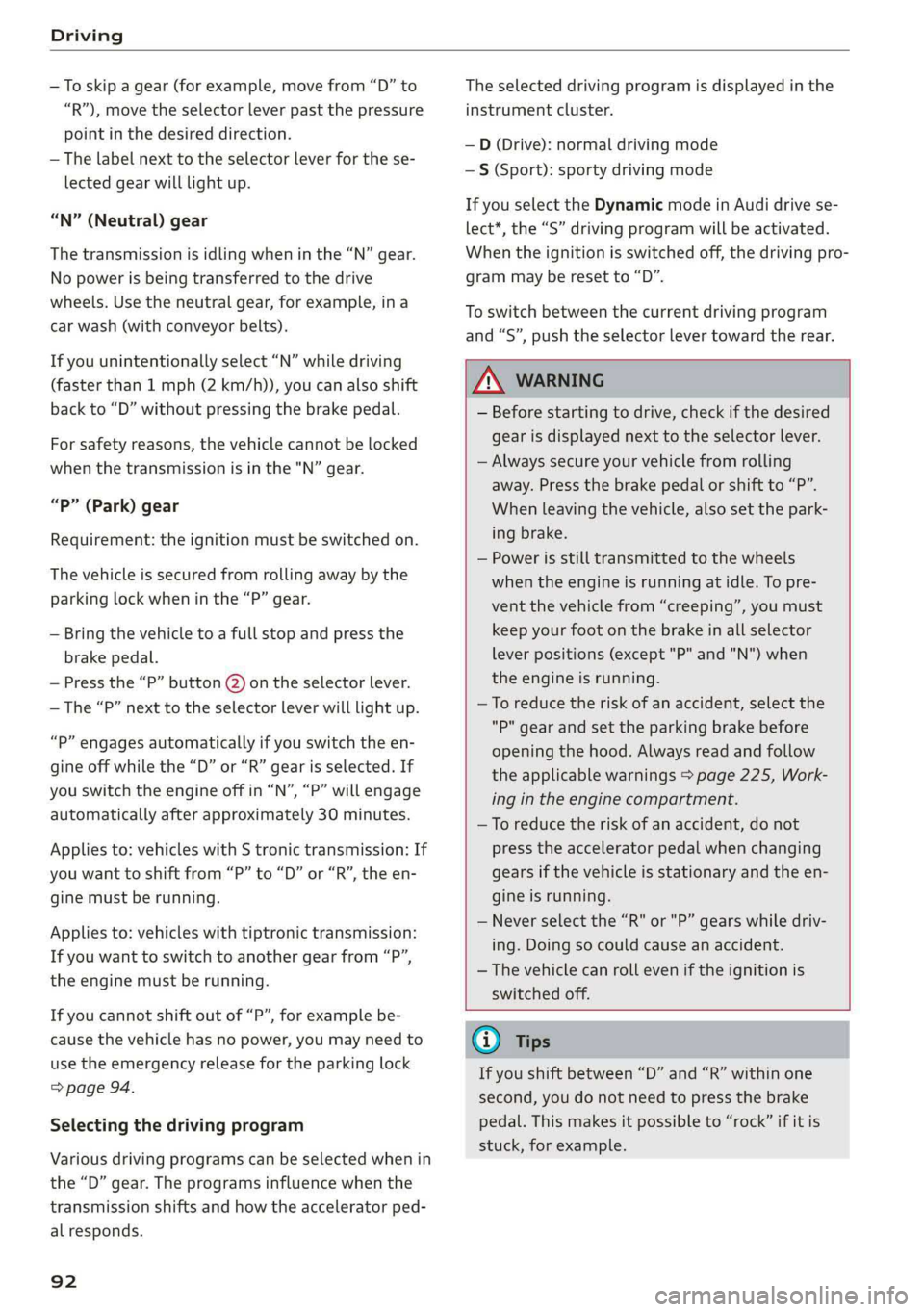 AUDI A6 2019  Owners Manual 