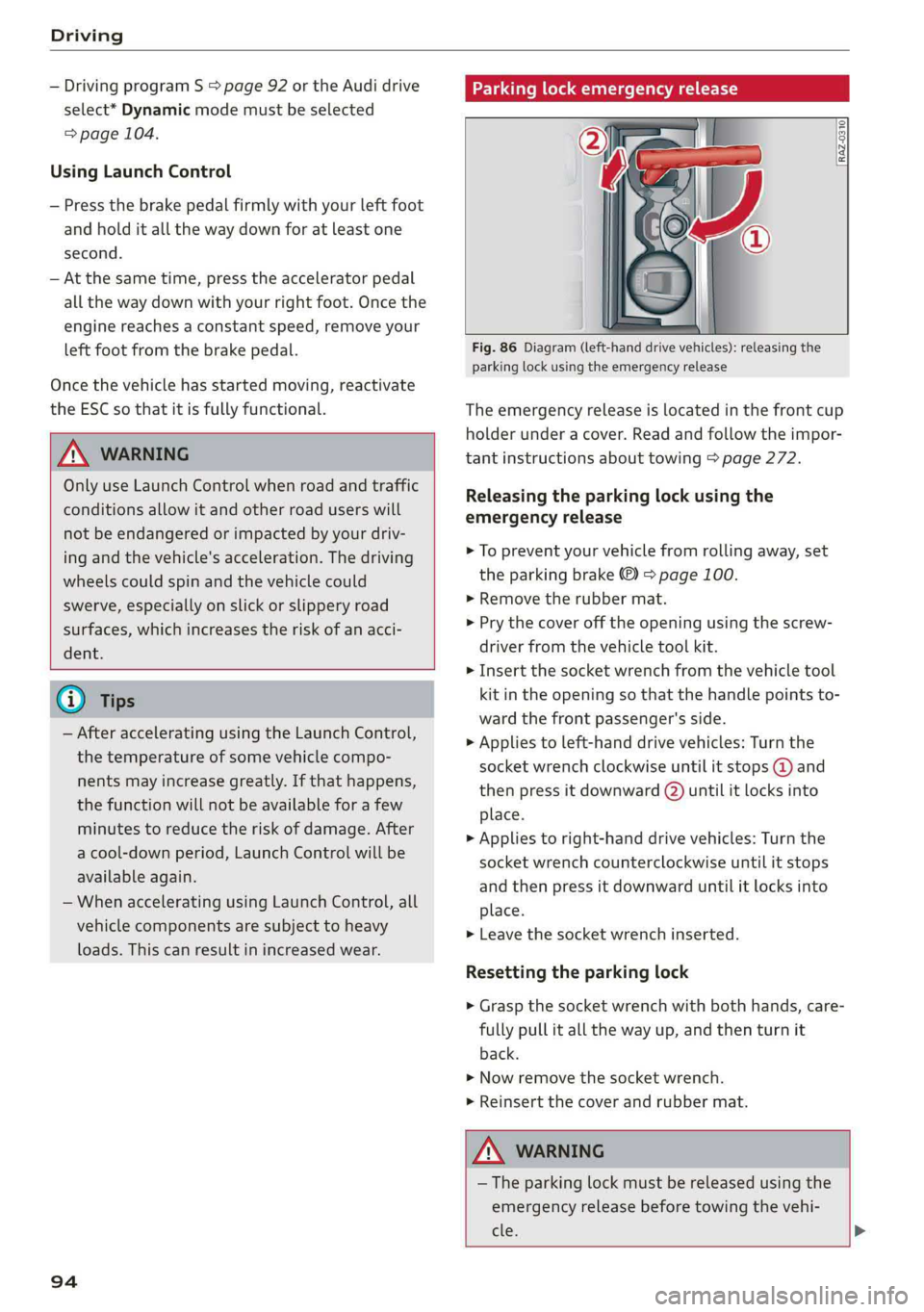 AUDI A6 2019  Owners Manual 